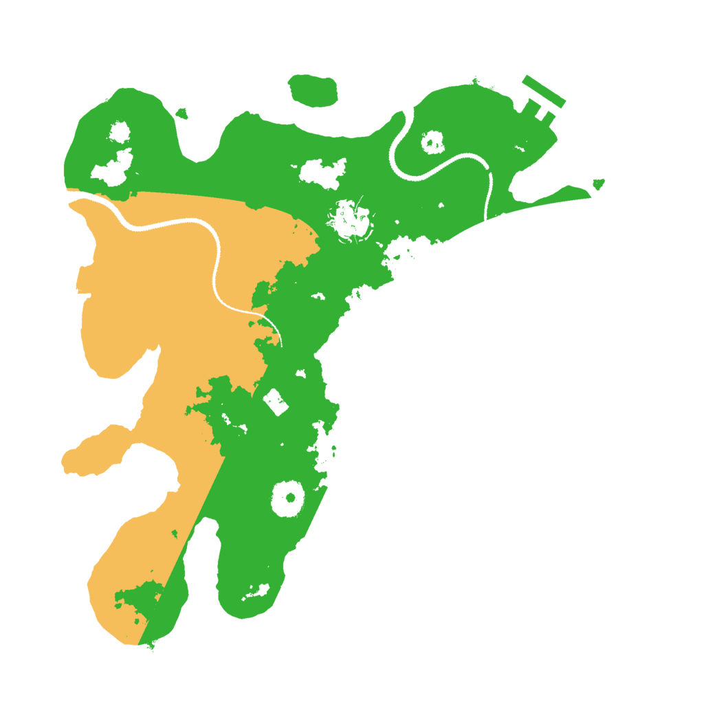 Biome Rust Map: Procedural Map, Size: 3000, Seed: 10510