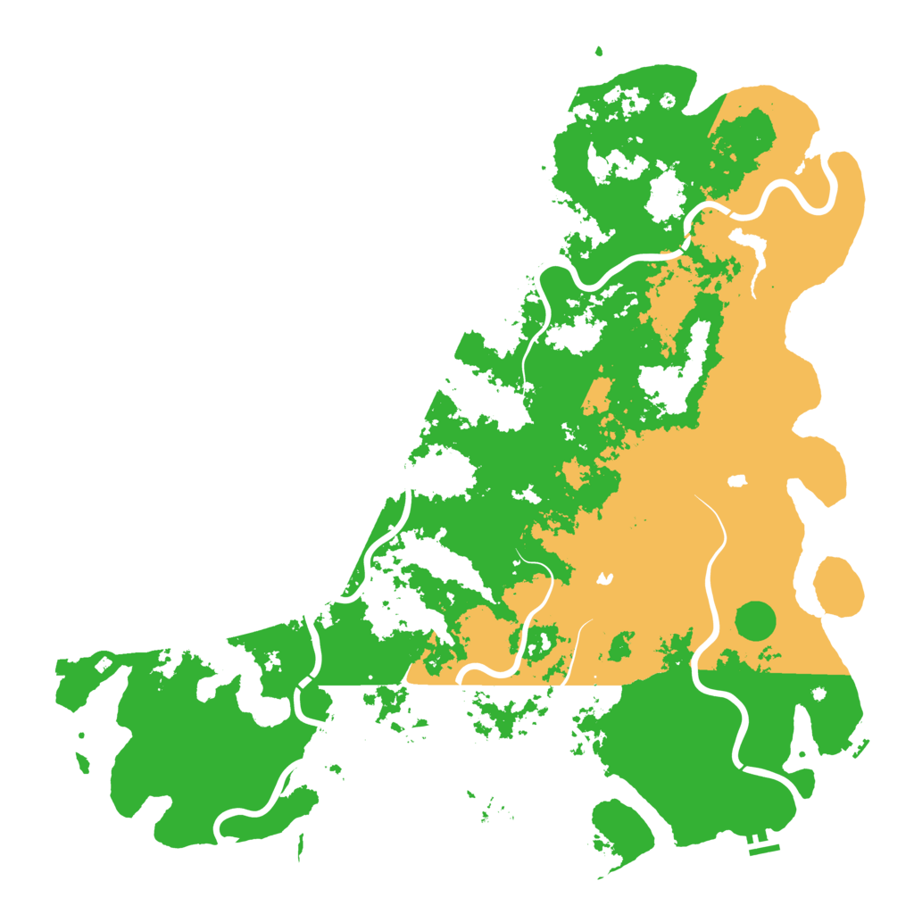 Biome Rust Map: Procedural Map, Size: 6000, Seed: 342588711