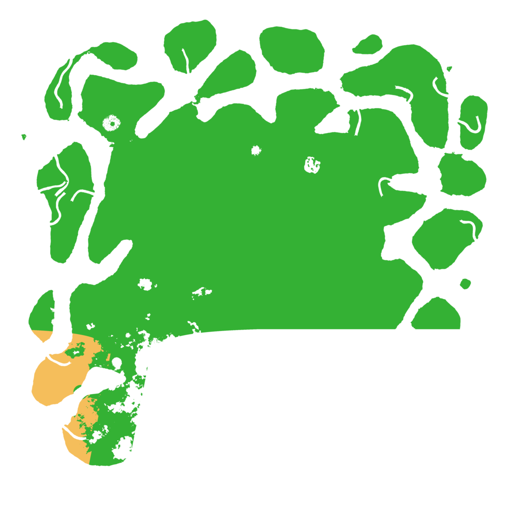 Biome Rust Map: Procedural Map, Size: 4750, Seed: 12874