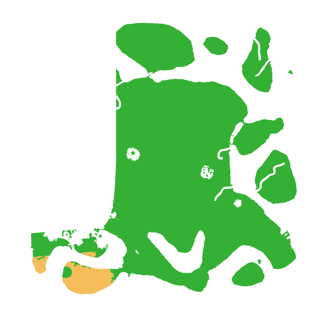 Biome Rust Map: Procedural Map, Size: 3600, Seed: 940678042