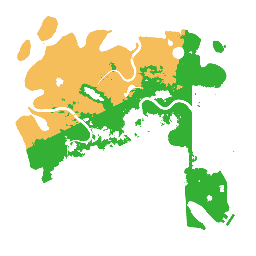 Biome Rust Map: Procedural Map, Size: 4000, Seed: 36500918