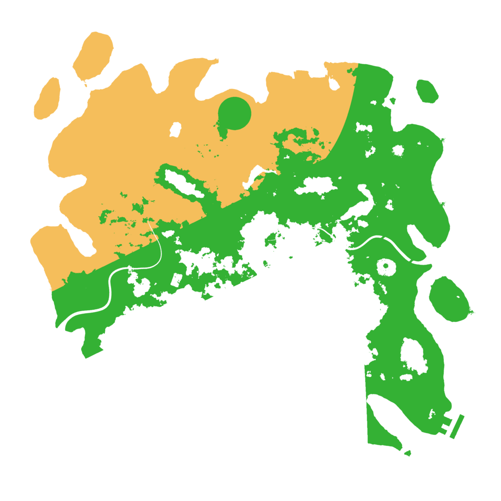 Biome Rust Map: Procedural Map, Size: 4000, Seed: 36500918