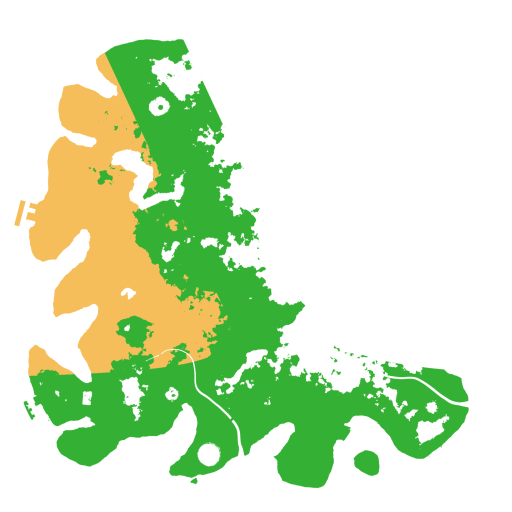 Biome Rust Map: Procedural Map, Size: 4000, Seed: 1236043074