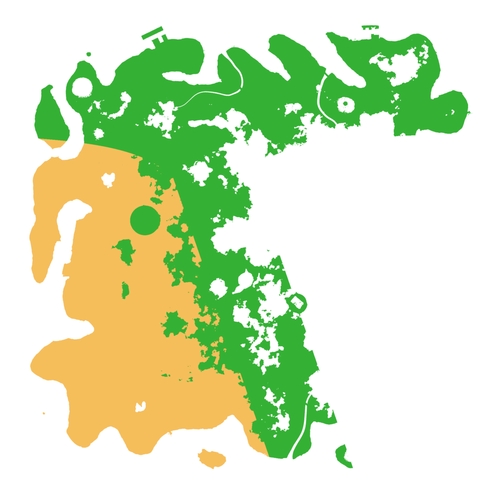 Biome Rust Map: Procedural Map, Size: 4500, Seed: 1515302461