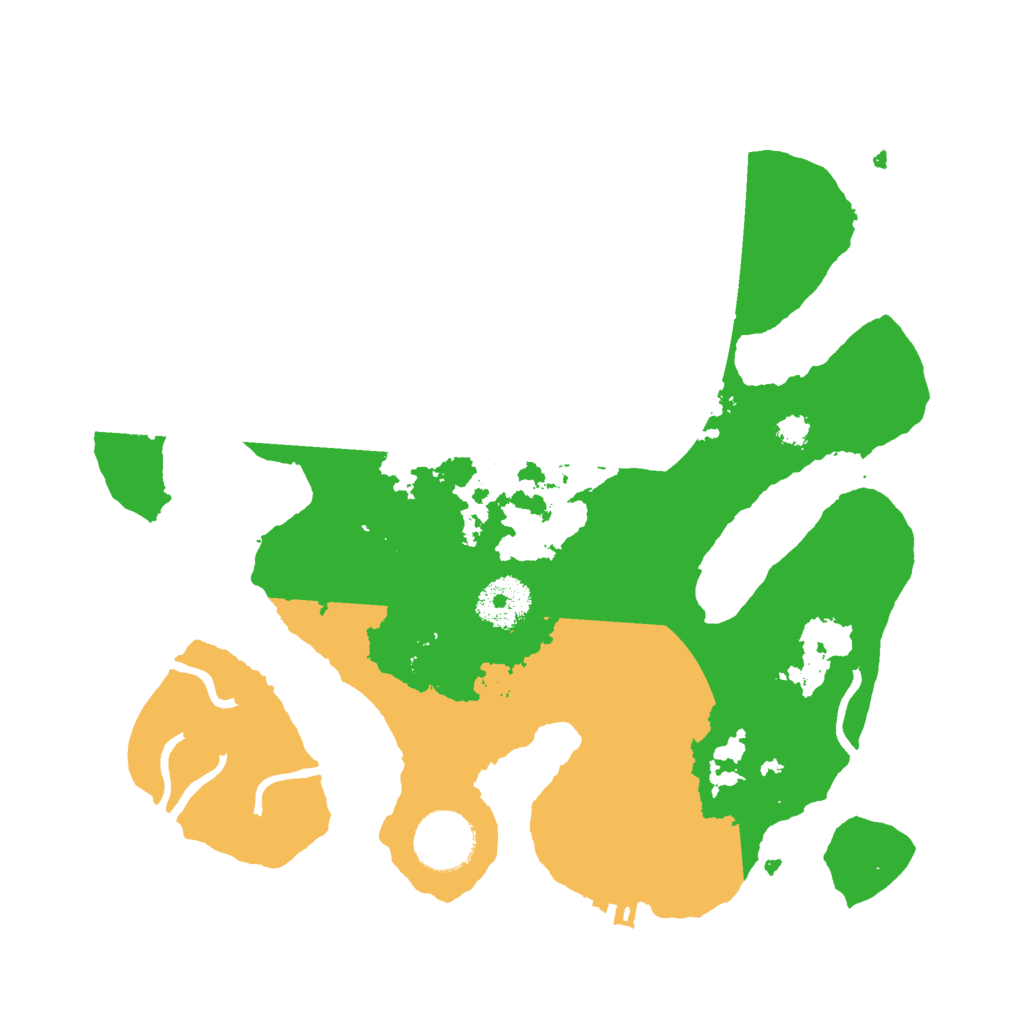 Biome Rust Map: Procedural Map, Size: 3000, Seed: 242811117