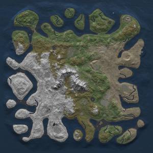 Thumbnail Rust Map: Procedural Map, Size: 5000, Seed: 1802703243, 19 Monuments