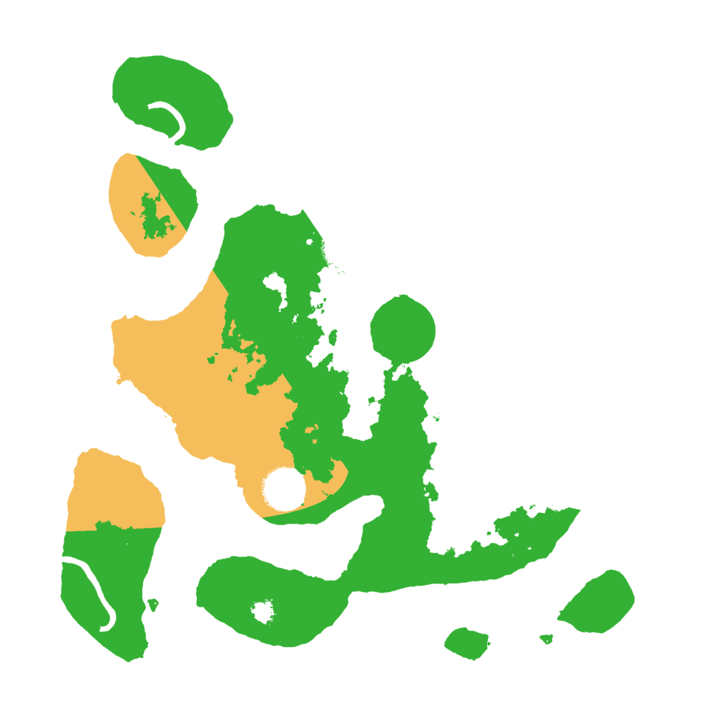 Biome Rust Map: Procedural Map, Size: 3000, Seed: 32221