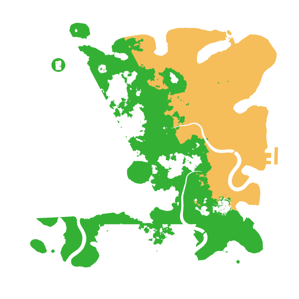 Biome Rust Map: Procedural Map, Size: 3500, Seed: 1289252373