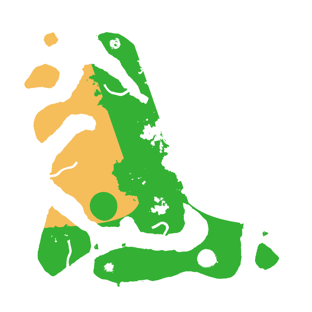 Biome Rust Map: Procedural Map, Size: 3000, Seed: 529096981