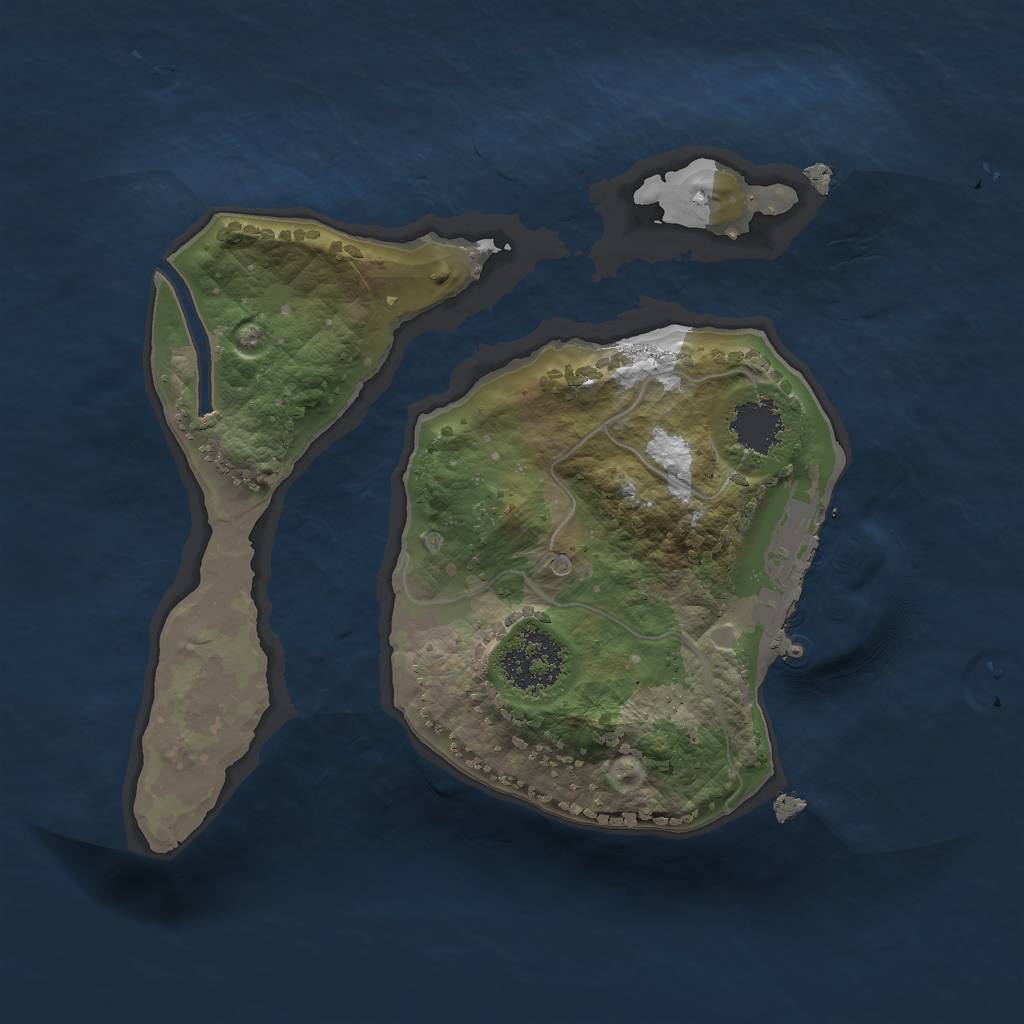 Rust Map: Procedural Map, Size: 1700, Seed: 82, 6 Monuments