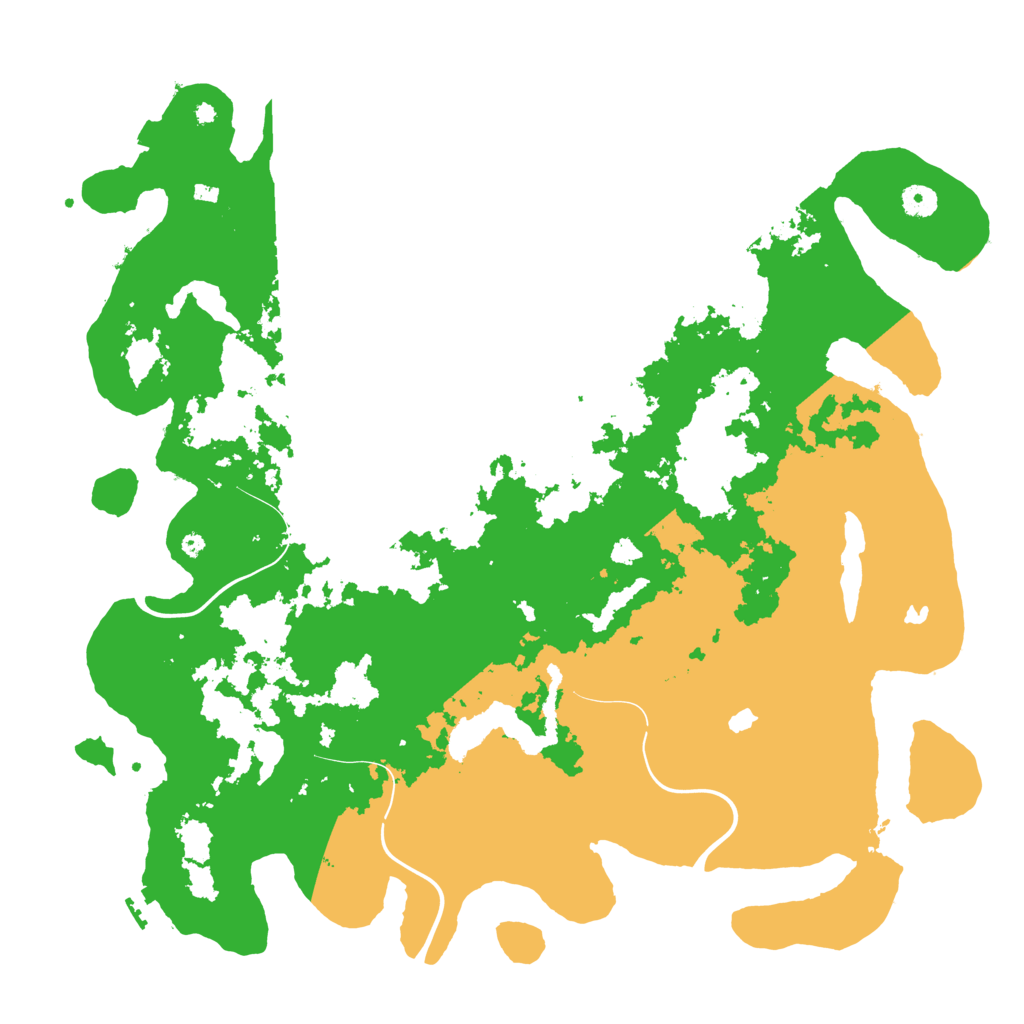 Biome Rust Map: Procedural Map, Size: 4500, Seed: 62160