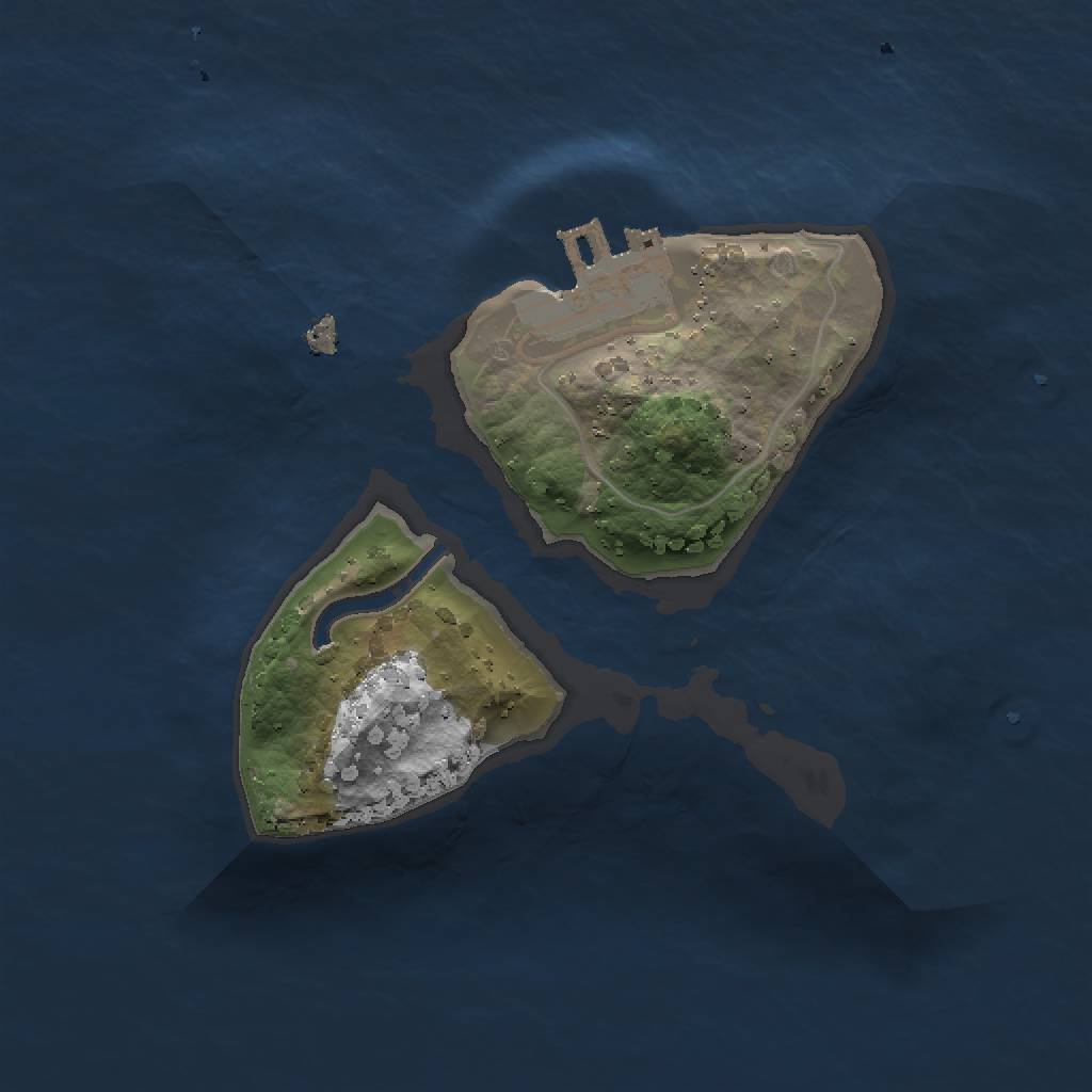 Rust Map: Procedural Map, Size: 1500, Seed: 29764255, 5 Monuments