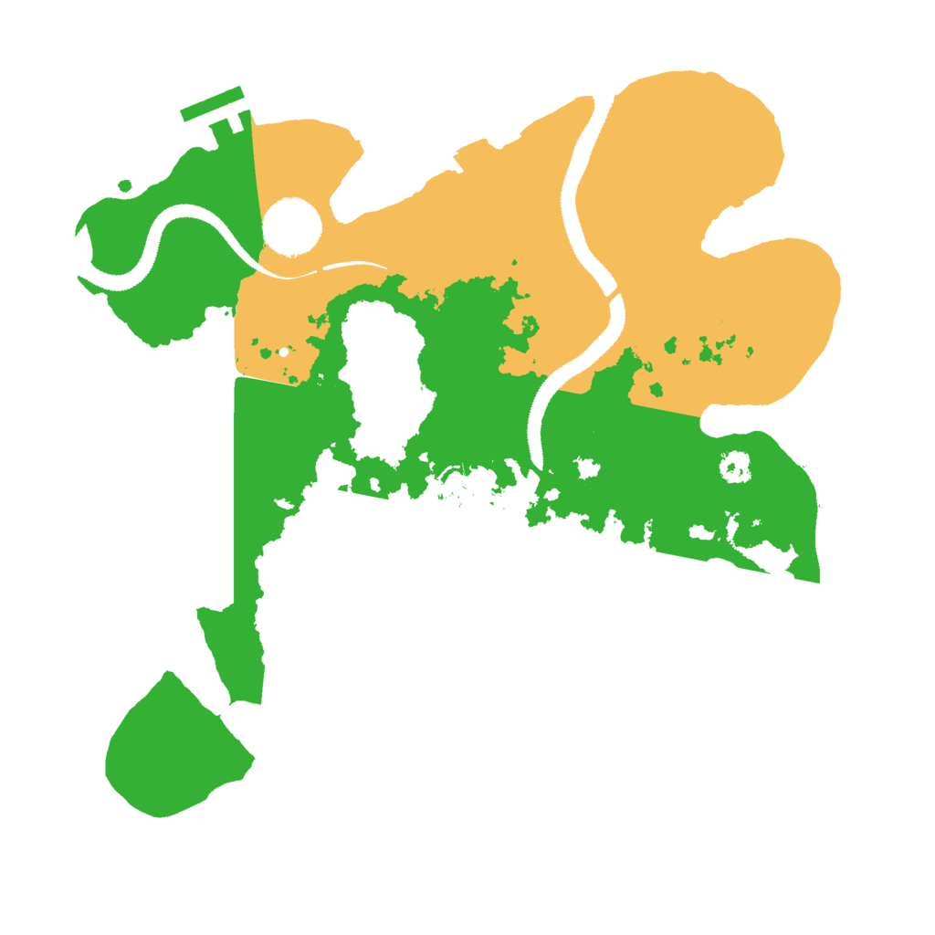 Biome Rust Map: Procedural Map, Size: 2900, Seed: 29764255