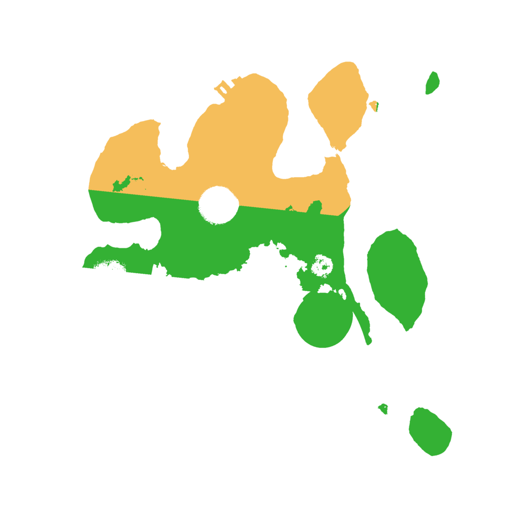 Biome Rust Map: Procedural Map, Size: 2500, Seed: 67