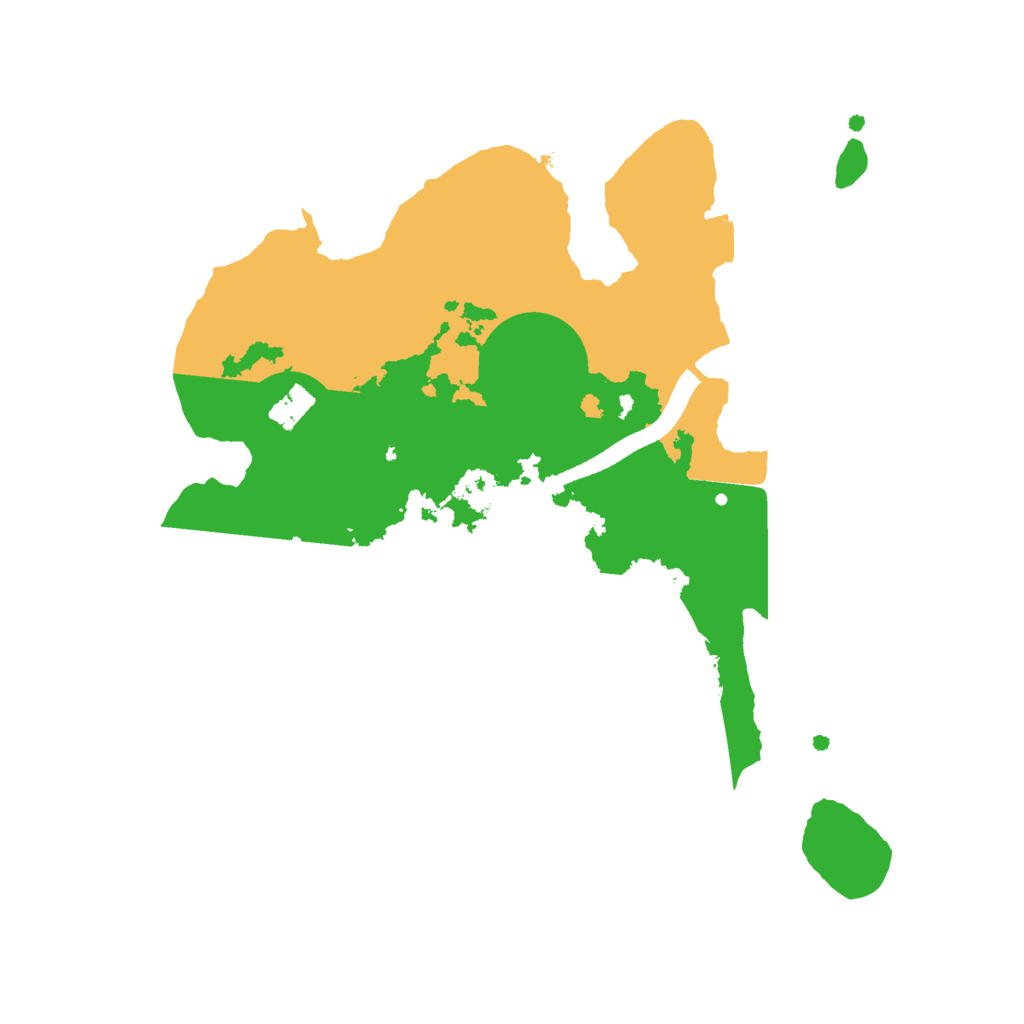 Biome Rust Map: Procedural Map, Size: 2500, Seed: 67