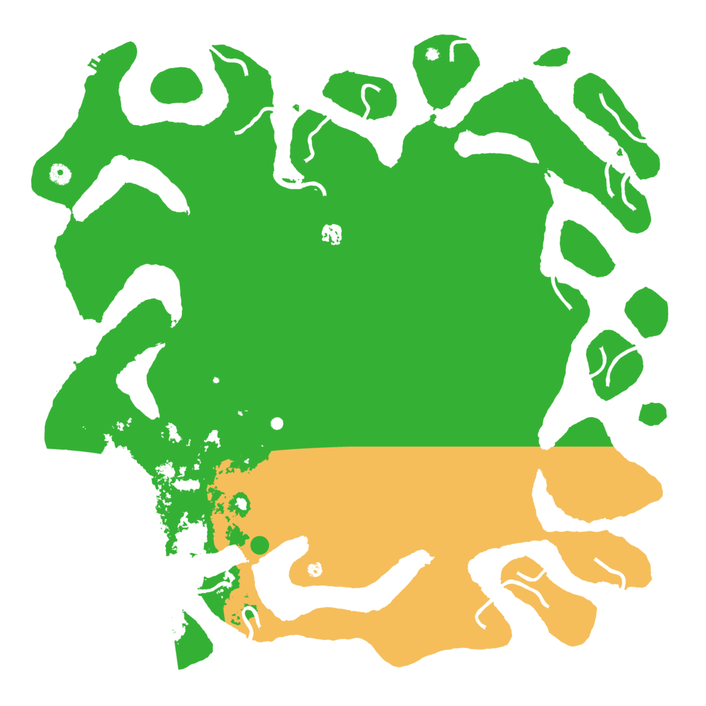 Biome Rust Map: Procedural Map, Size: 5000, Seed: 307908811