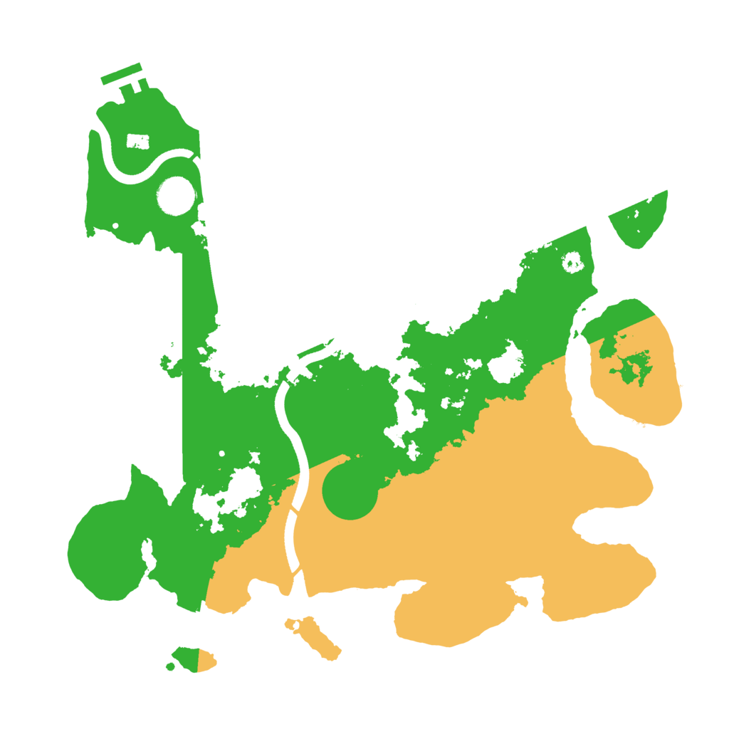 Biome Rust Map: Procedural Map, Size: 3500, Seed: 1342021481