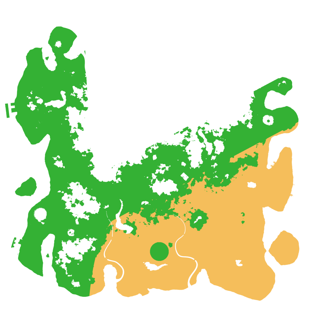 Biome Rust Map: Procedural Map, Size: 4500, Seed: 612269322