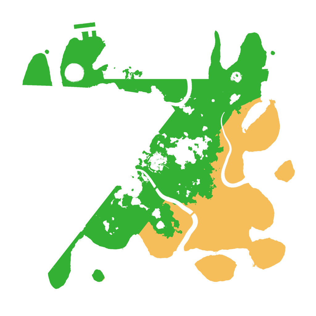 Biome Rust Map: Procedural Map, Size: 3000, Seed: 924614395