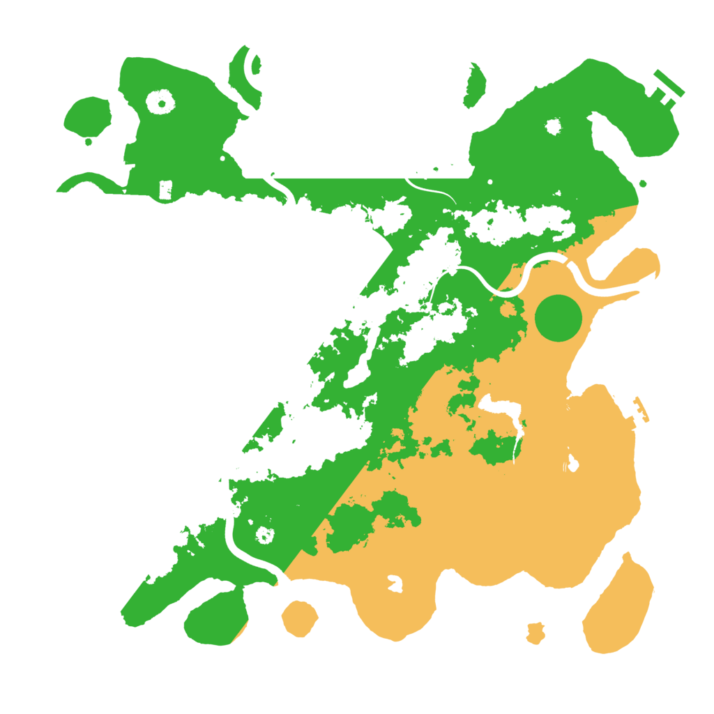 Biome Rust Map: Procedural Map, Size: 4000, Seed: 14423