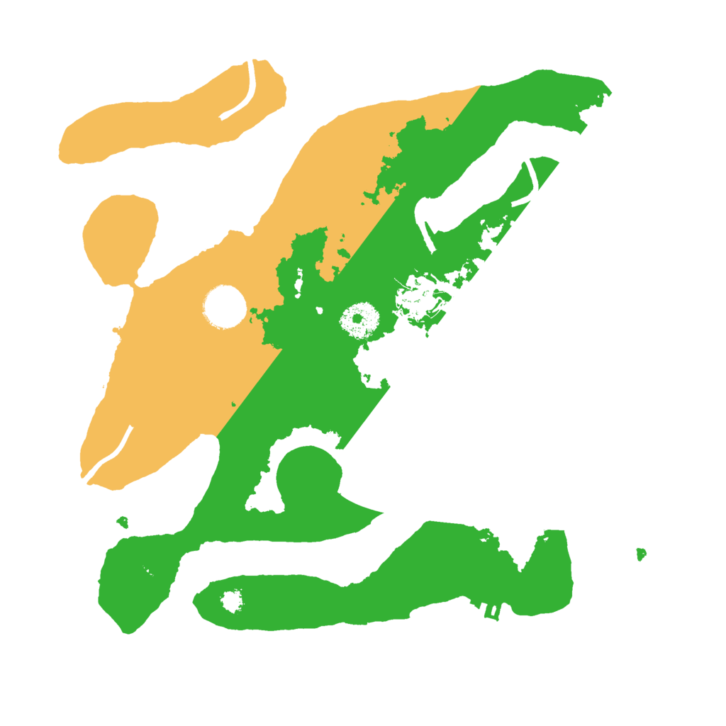 Biome Rust Map: Procedural Map, Size: 3000, Seed: 45687