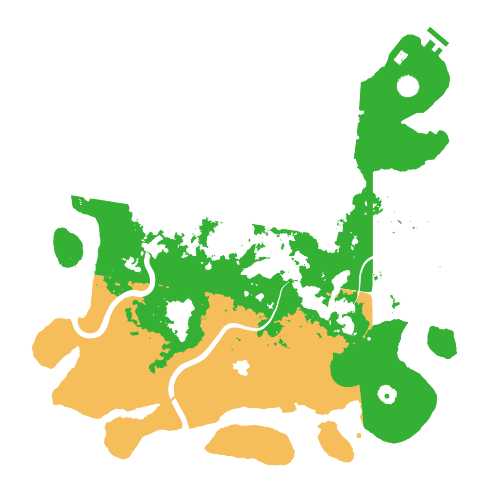 Biome Rust Map: Procedural Map, Size: 4000, Seed: 62531