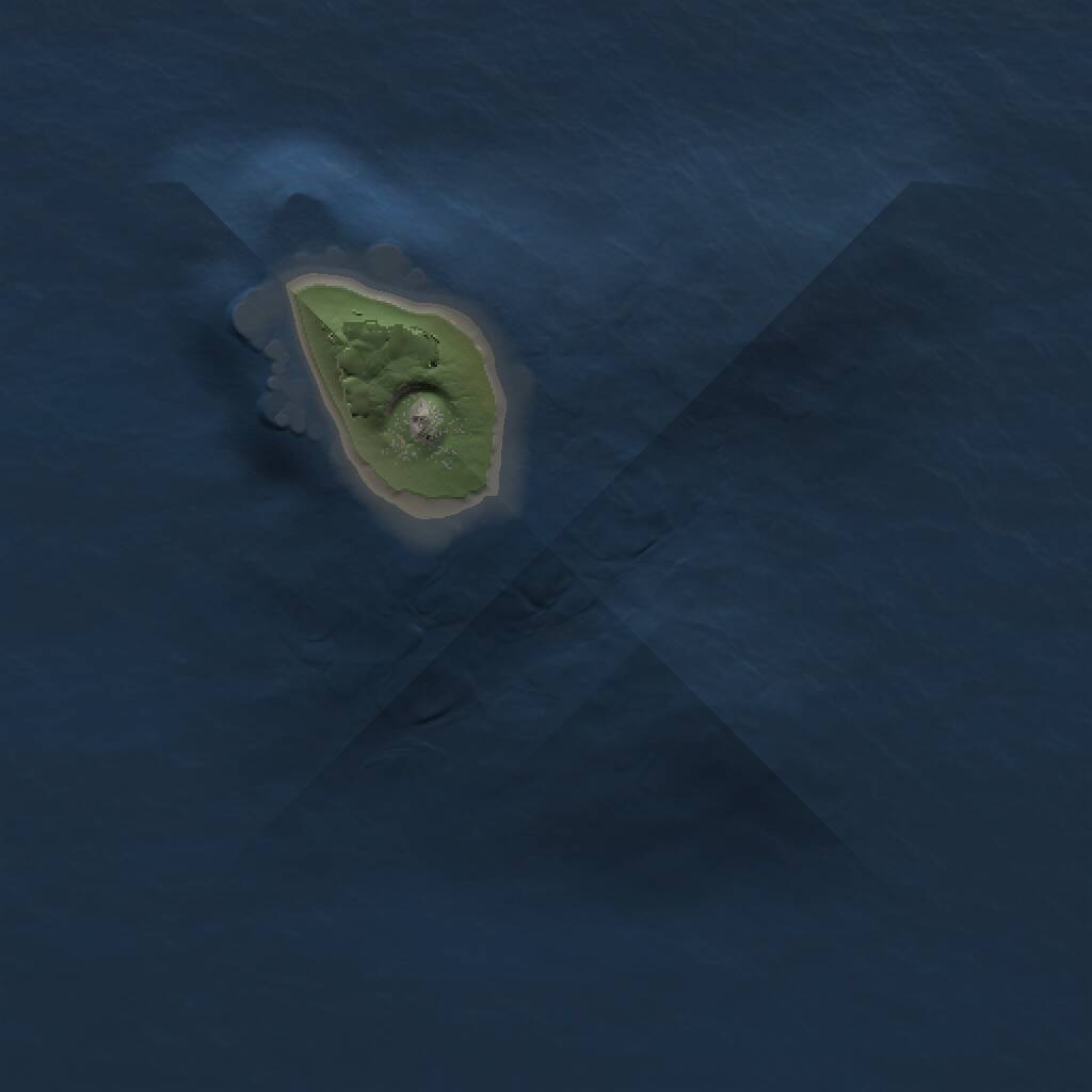 Rust Map: Procedural Map, Size: 1000, Seed: 5252, 1 Monuments