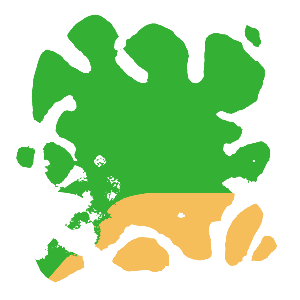 Biome Rust Map: Barren, Size: 4000, Seed: 2047708283