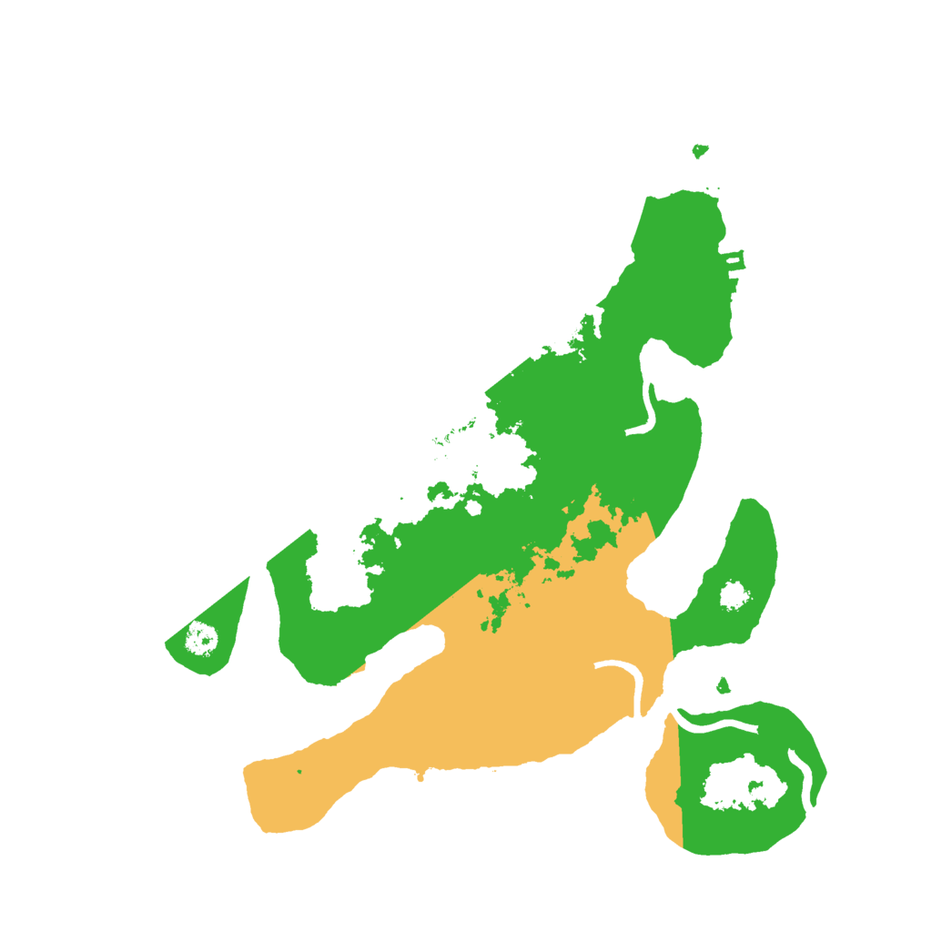 Biome Rust Map: Procedural Map, Size: 3000, Seed: 1143209853