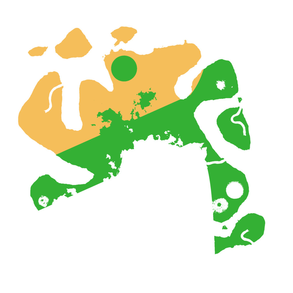 Biome Rust Map: Procedural Map, Size: 3000, Seed: 342697985