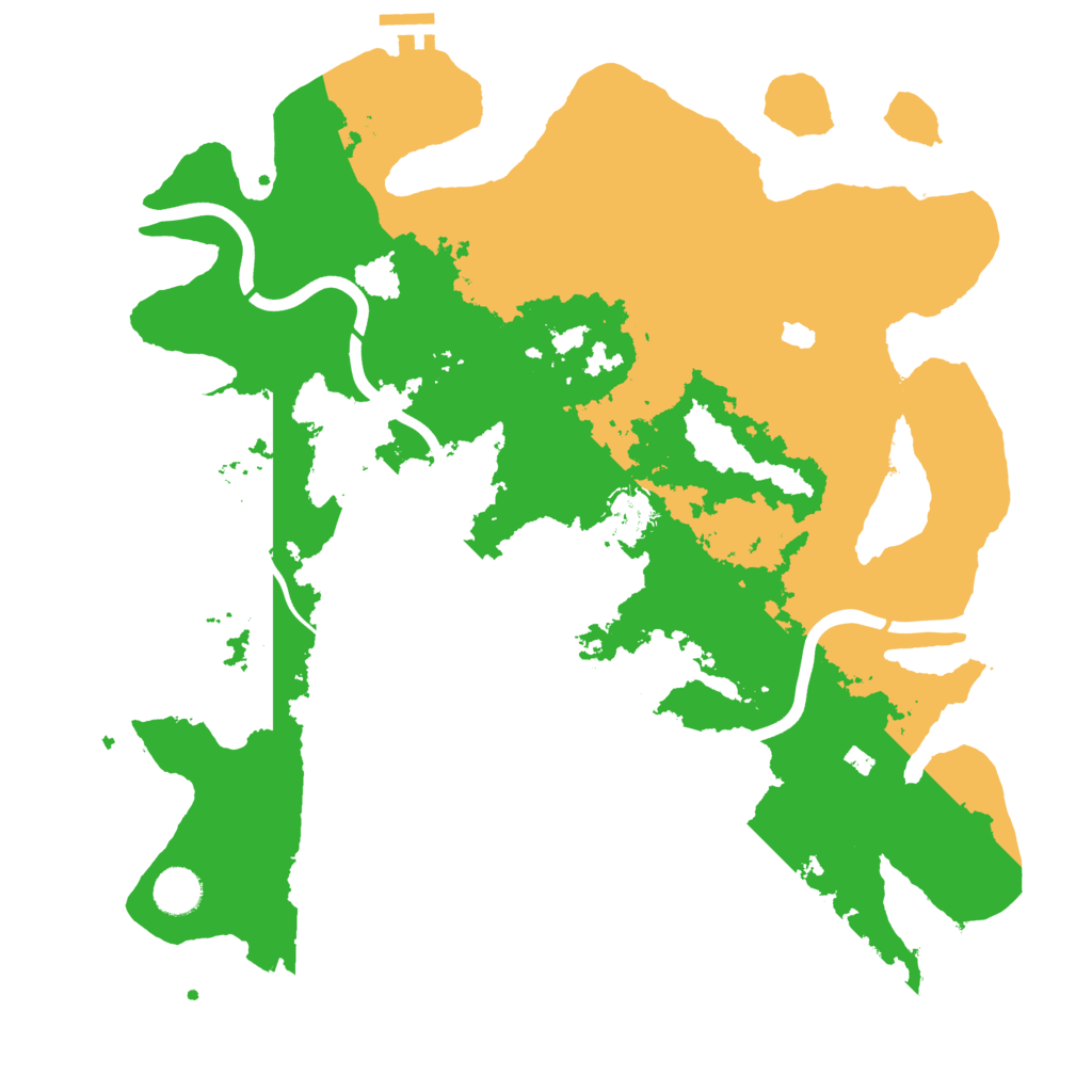 Biome Rust Map: Procedural Map, Size: 4000, Seed: 1253991016