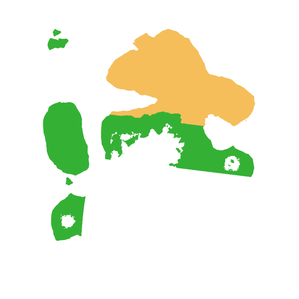 Biome Rust Map: Procedural Map, Size: 2000, Seed: 406599646