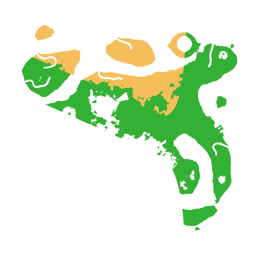 Biome Rust Map: Procedural Map, Size: 3000, Seed: 12954