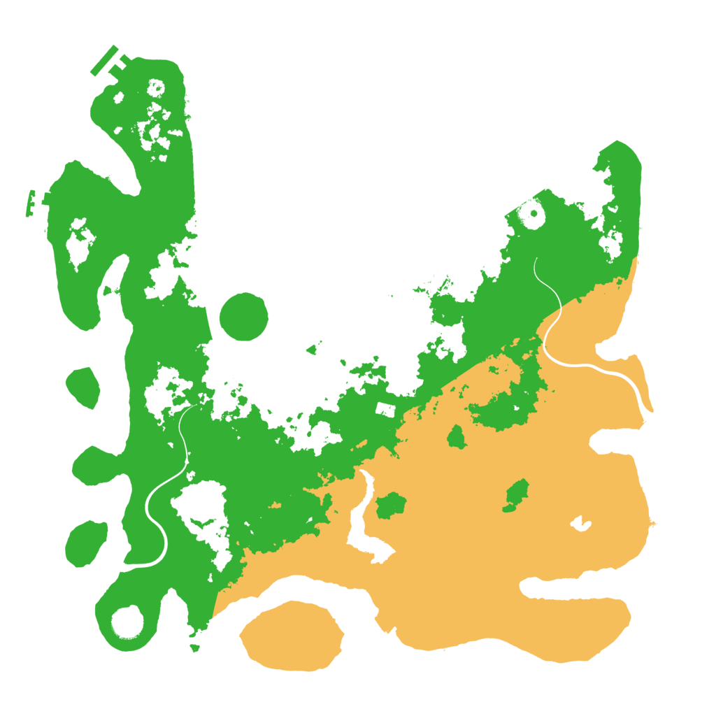 Biome Rust Map: Procedural Map, Size: 4000, Seed: 23452