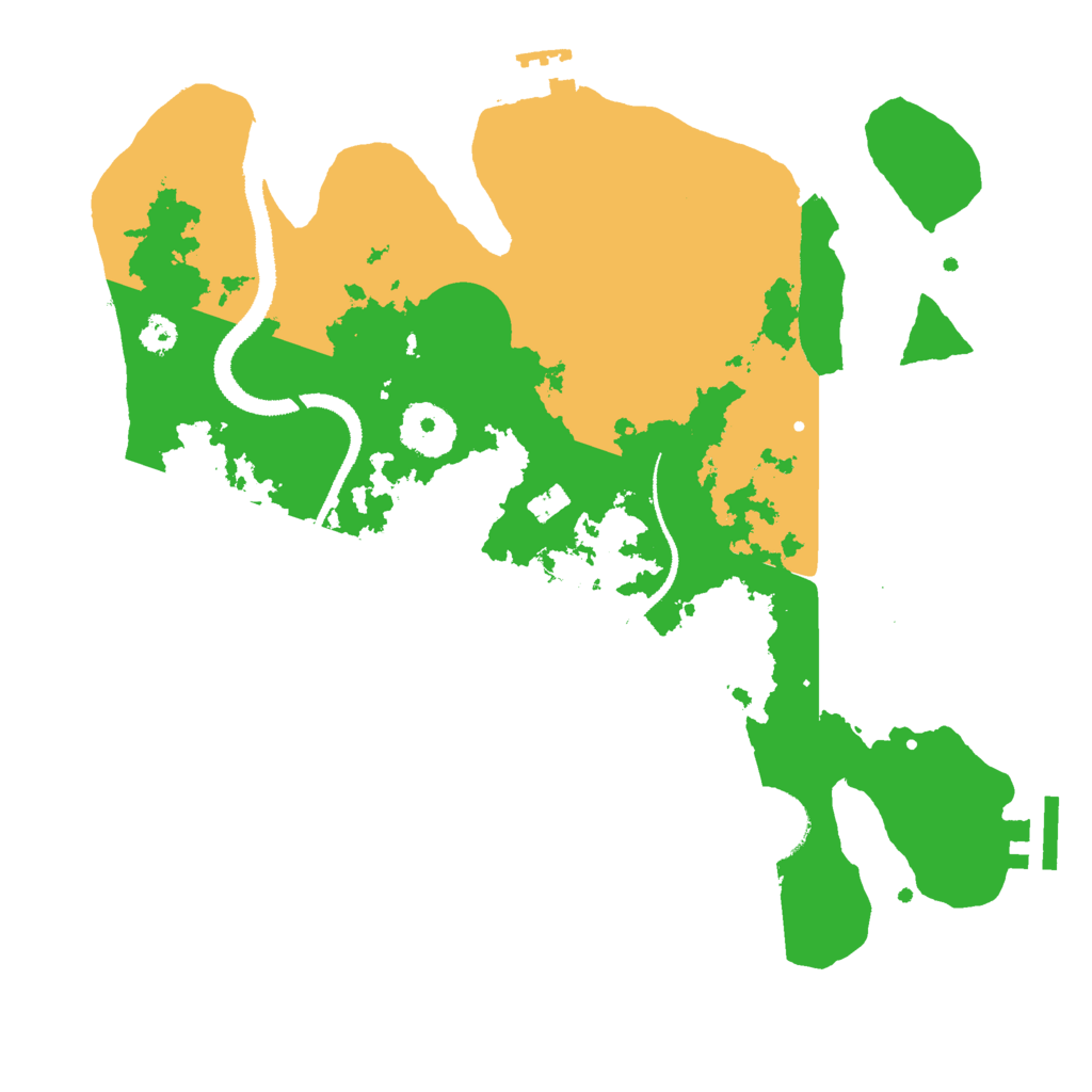 Biome Rust Map: Procedural Map, Size: 3000, Seed: 44478024