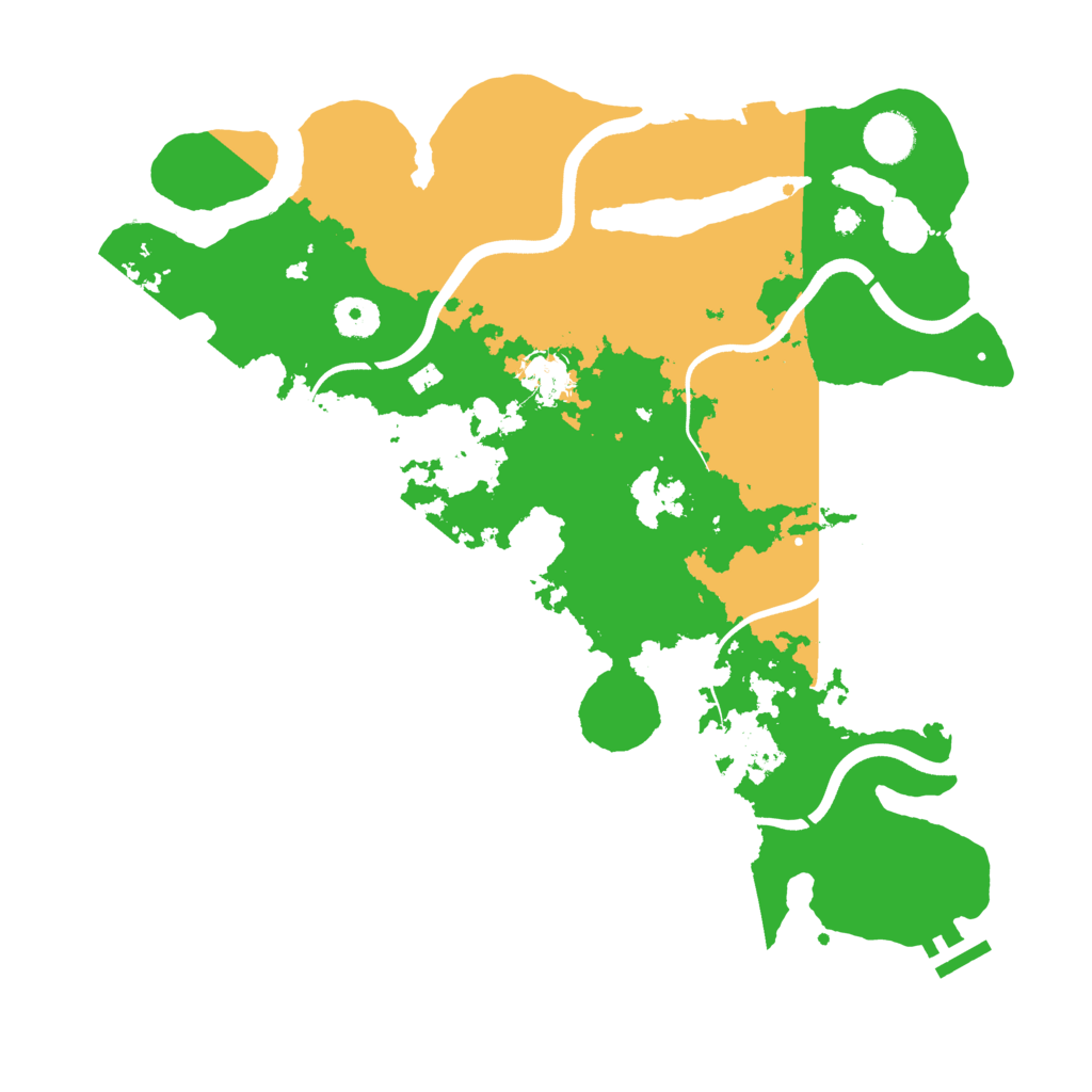 Biome Rust Map: Procedural Map, Size: 3750, Seed: 23642315
