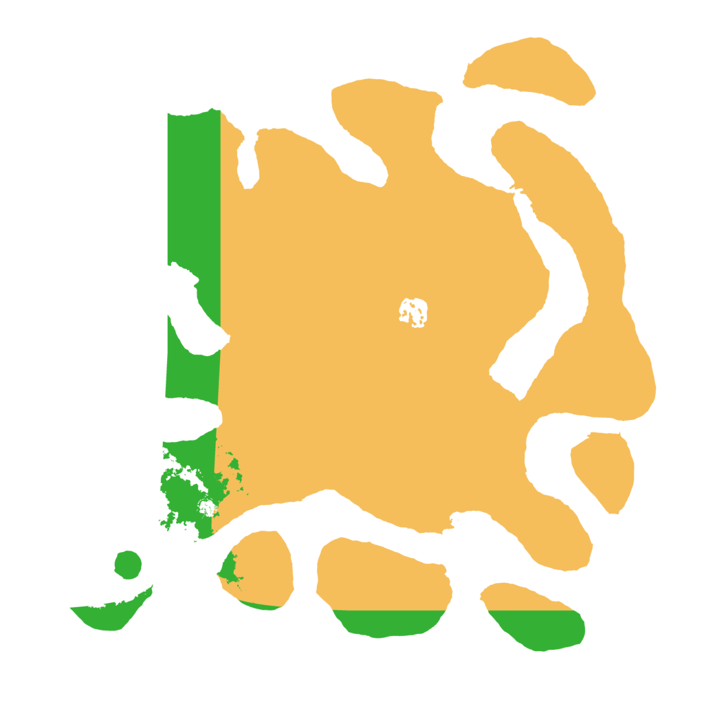 Biome Rust Map: Barren, Size: 3500, Seed: 2058133408