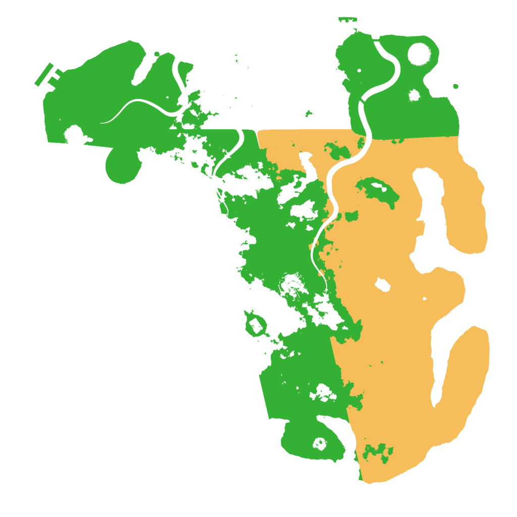 Biome Rust Map: Procedural Map, Size: 4000, Seed: 1284500707