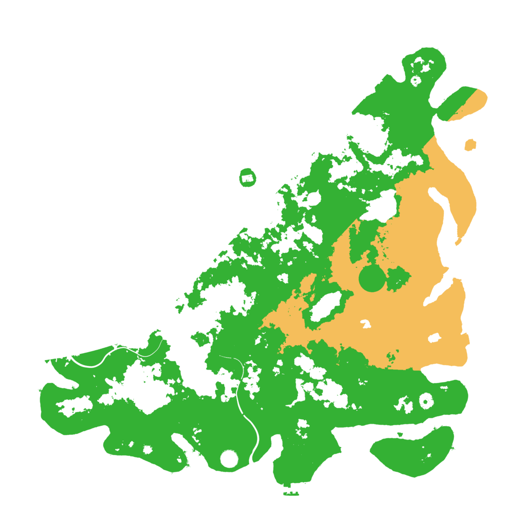 Biome Rust Map: Procedural Map, Size: 5000, Seed: 836429069