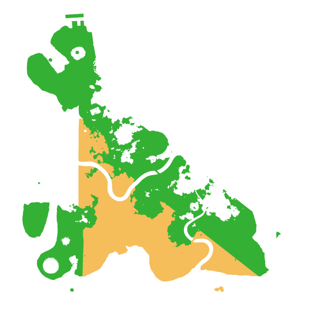 Biome Rust Map: Procedural Map, Size: 3500, Seed: 547