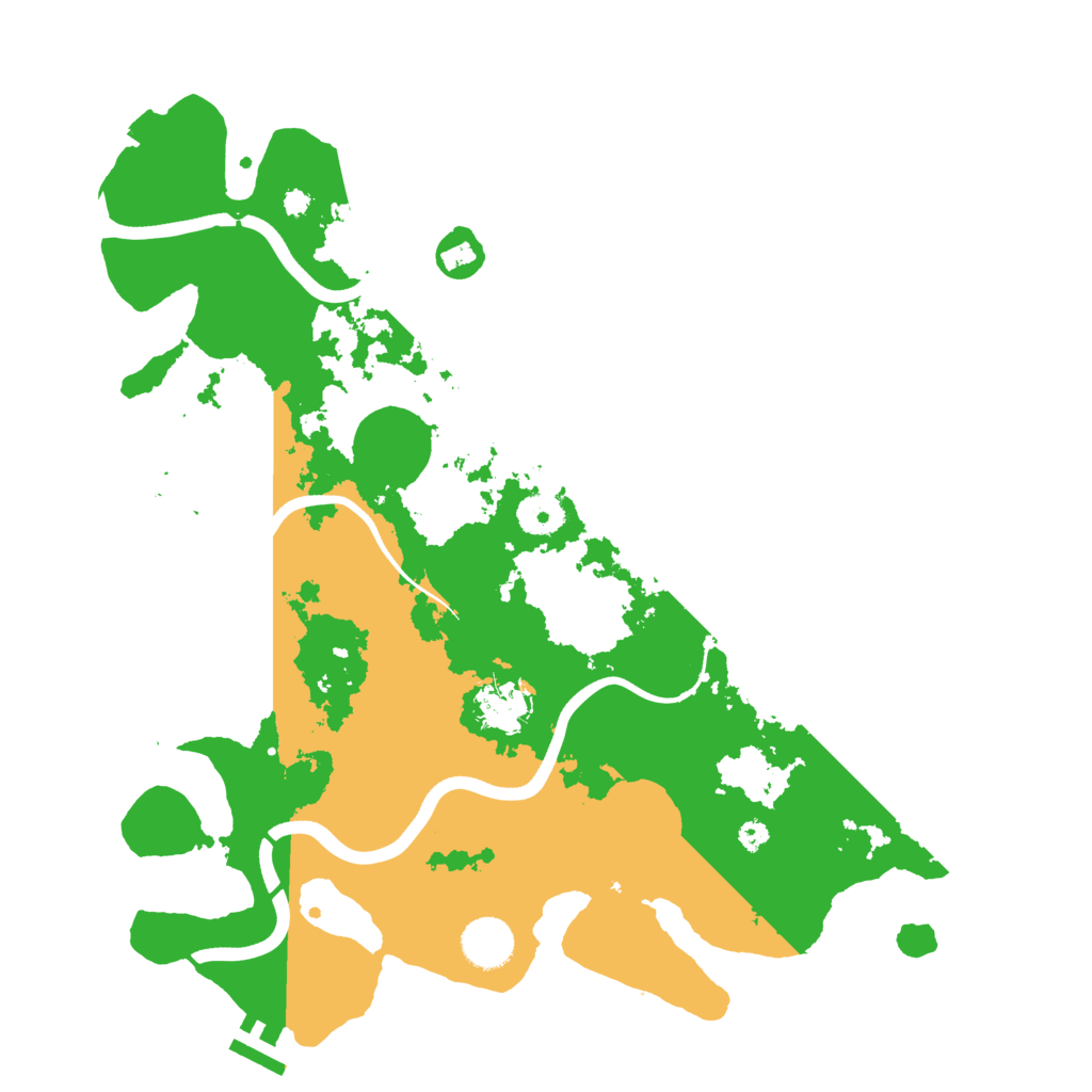 Biome Rust Map: Procedural Map, Size: 3700, Seed: 1495045842