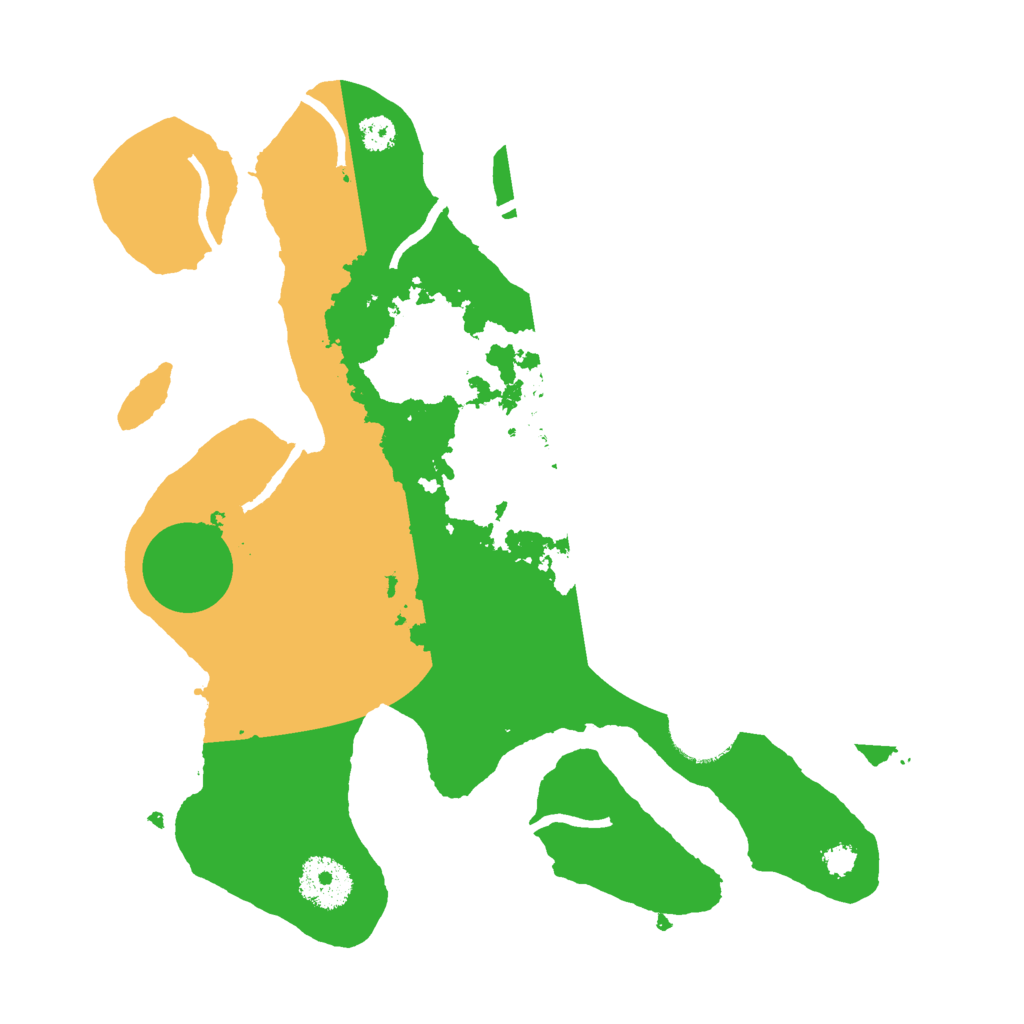 Biome Rust Map: Procedural Map, Size: 3000, Seed: 559787424