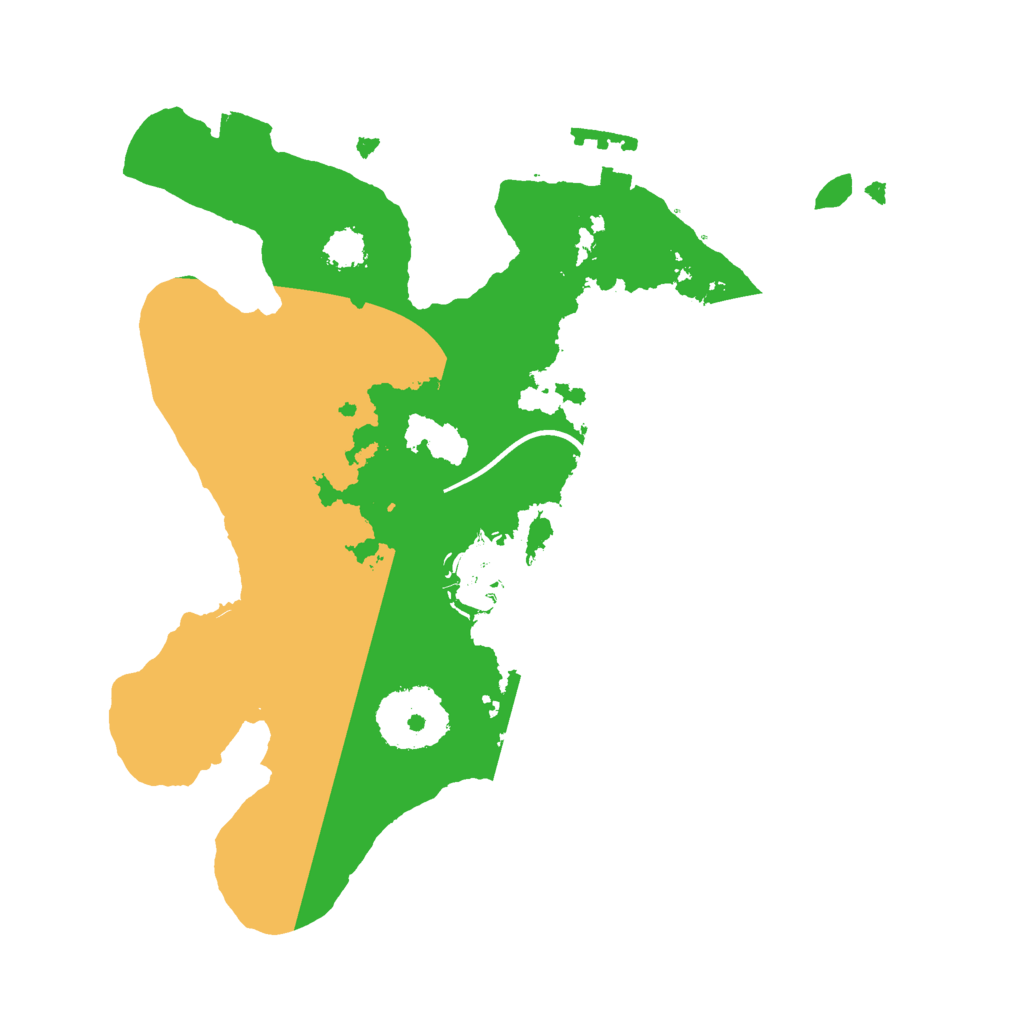 Biome Rust Map: Procedural Map, Size: 2309, Seed: 14