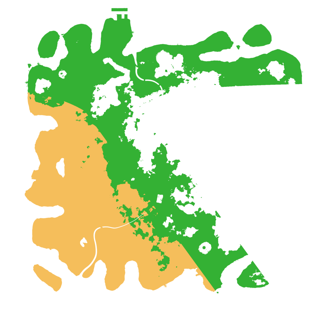 Biome Rust Map: Procedural Map, Size: 4000, Seed: 97853