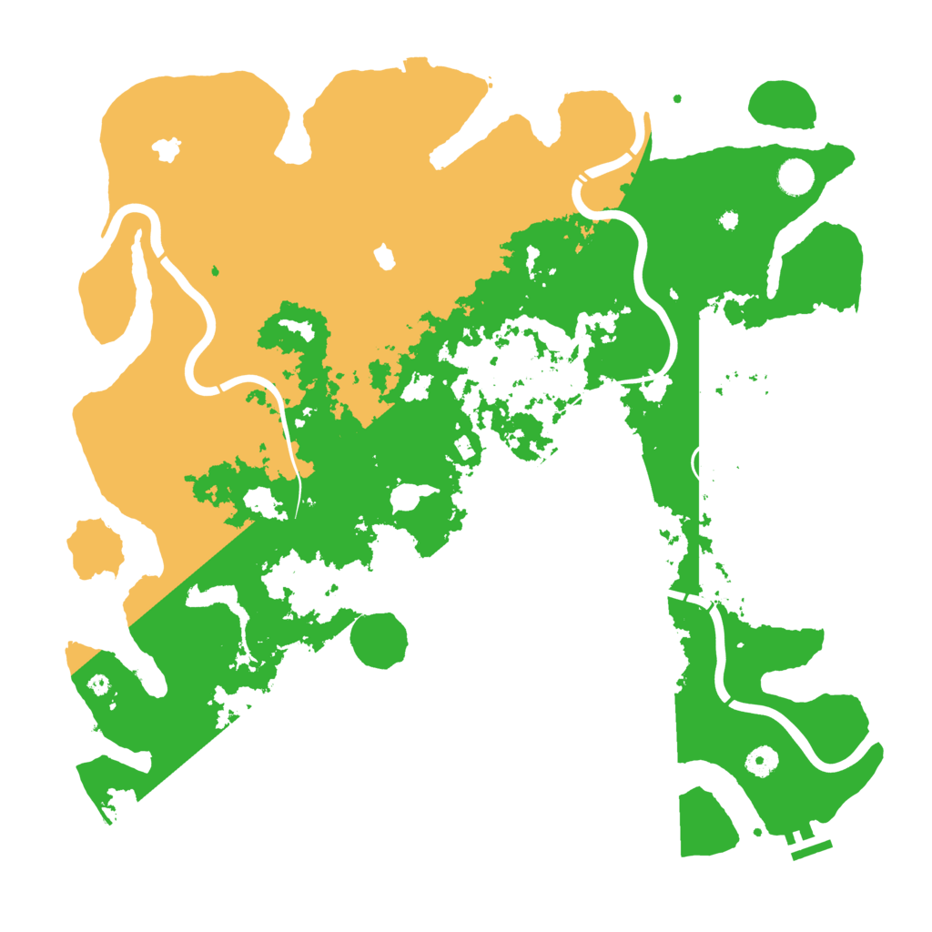 Biome Rust Map: Procedural Map, Size: 4500, Seed: 1513159721