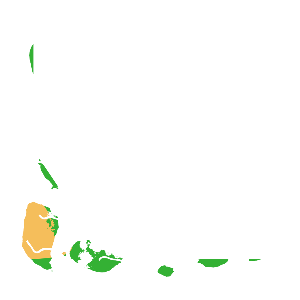 Biome Rust Map: Procedural Map, Size: 3500, Seed: 32221