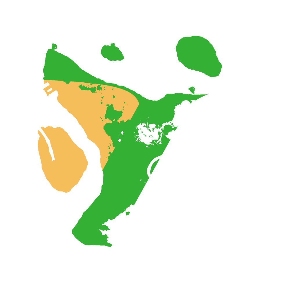 Biome Rust Map: Procedural Map, Size: 2200, Seed: 712372