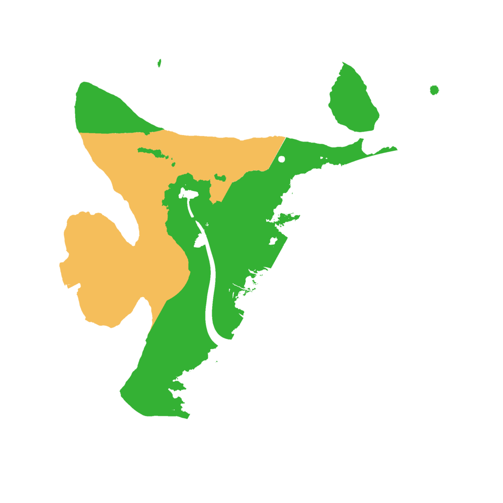 Biome Rust Map: Procedural Map, Size: 2200, Seed: 712372