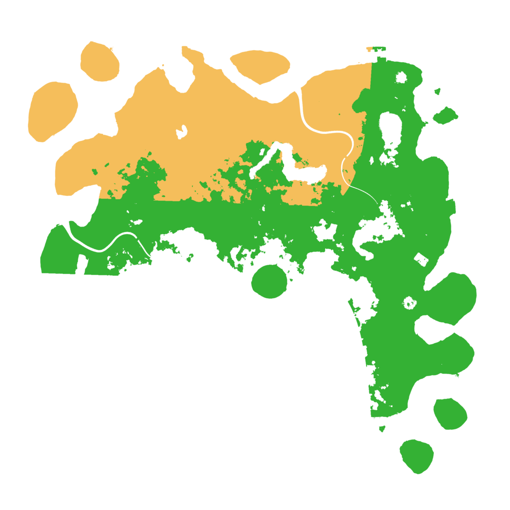 Biome Rust Map: Procedural Map, Size: 4000, Seed: 15003969