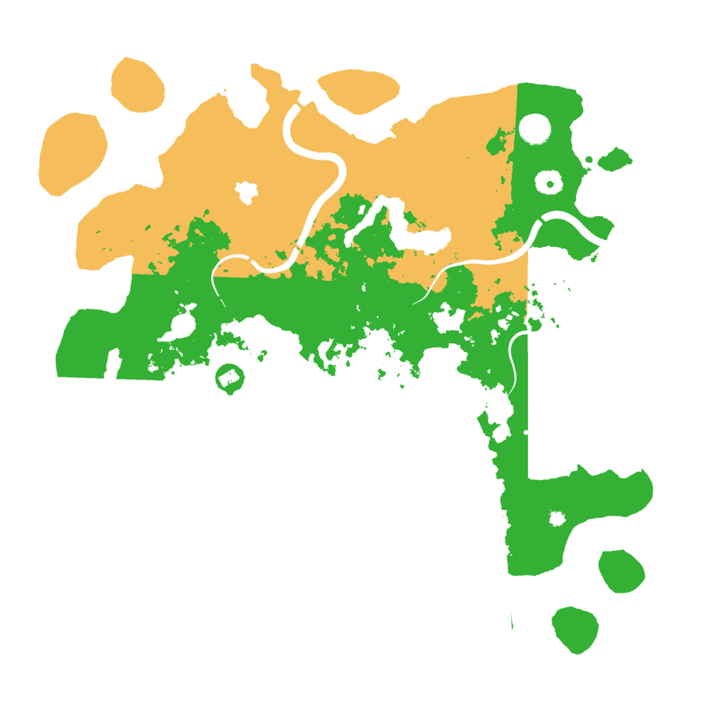 Biome Rust Map: Procedural Map, Size: 4000, Seed: 15003969